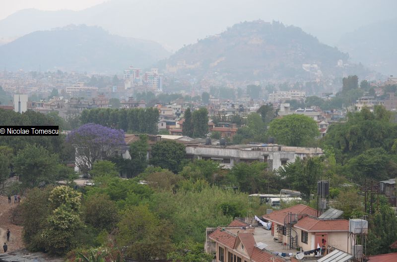 Kathmandu-vedere de pe Grand Hotel