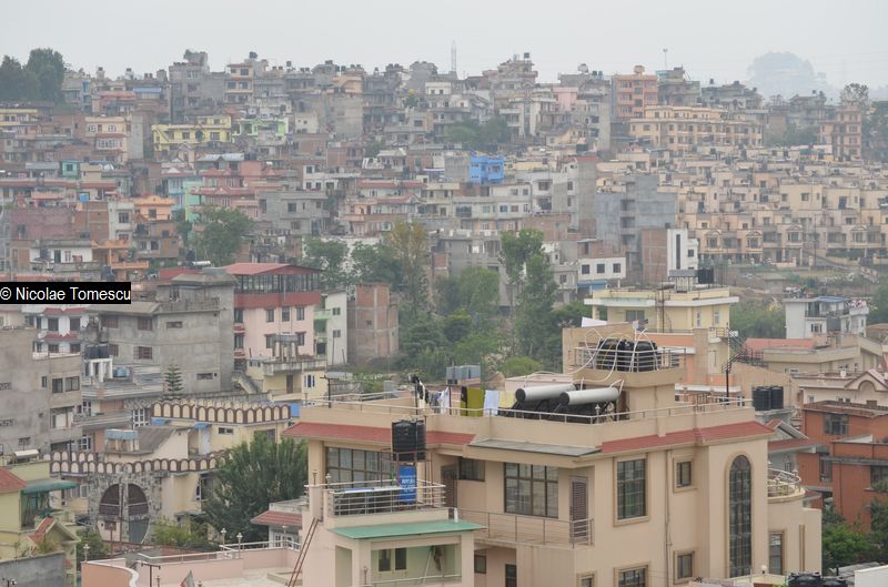 Kathmandu-vedere de pe Grand Hotel