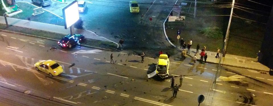 Iaşi: Accident rutier violent în Păcurari