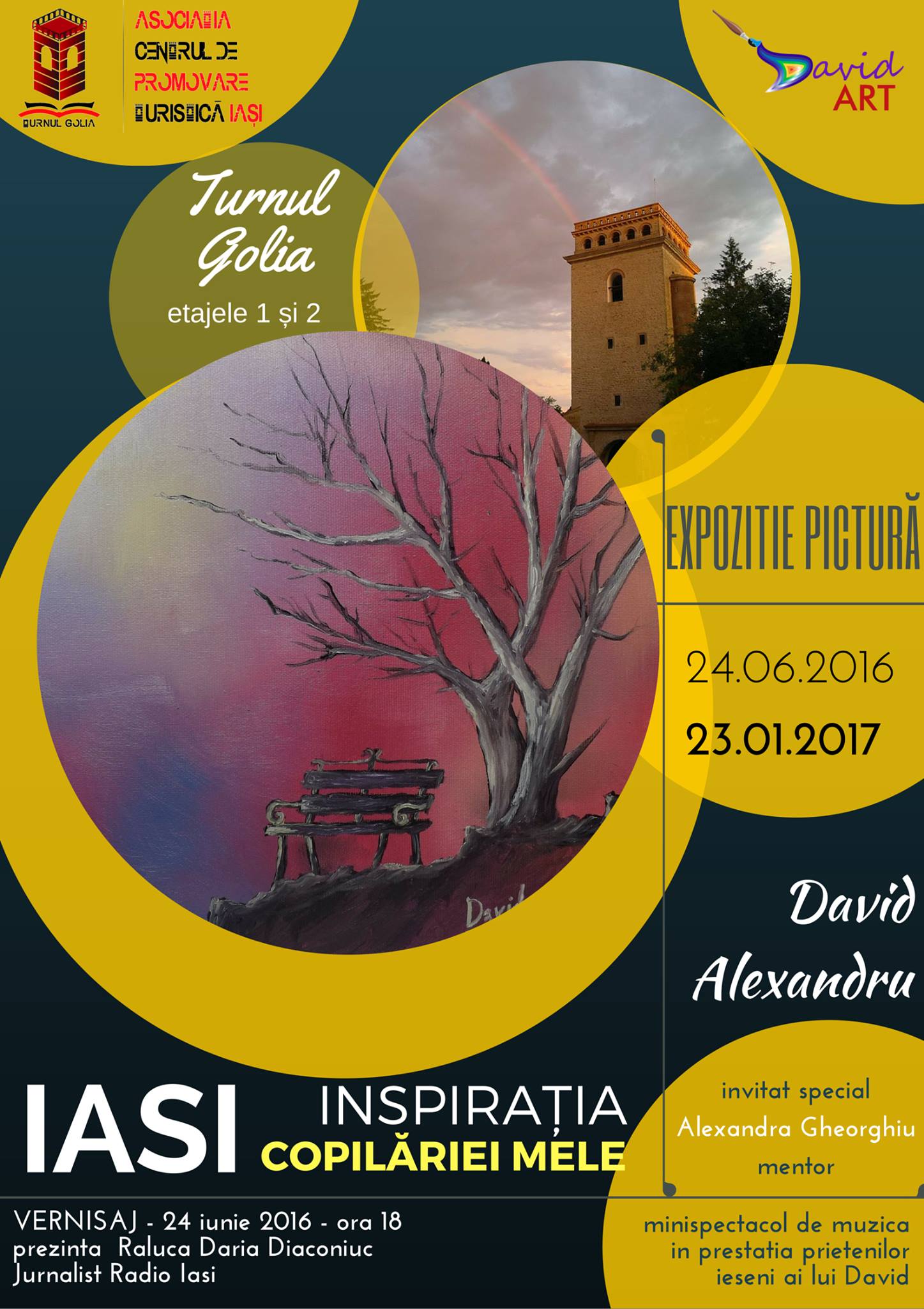 Vernisajul Expoziţiei „Iaşi, inspiraţia copilăriei mele”