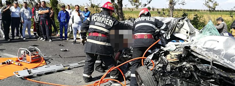 Trei morți și 13 răniți în urma unui accident rutier în județul Constanța. A fost activat Planul ROŞU