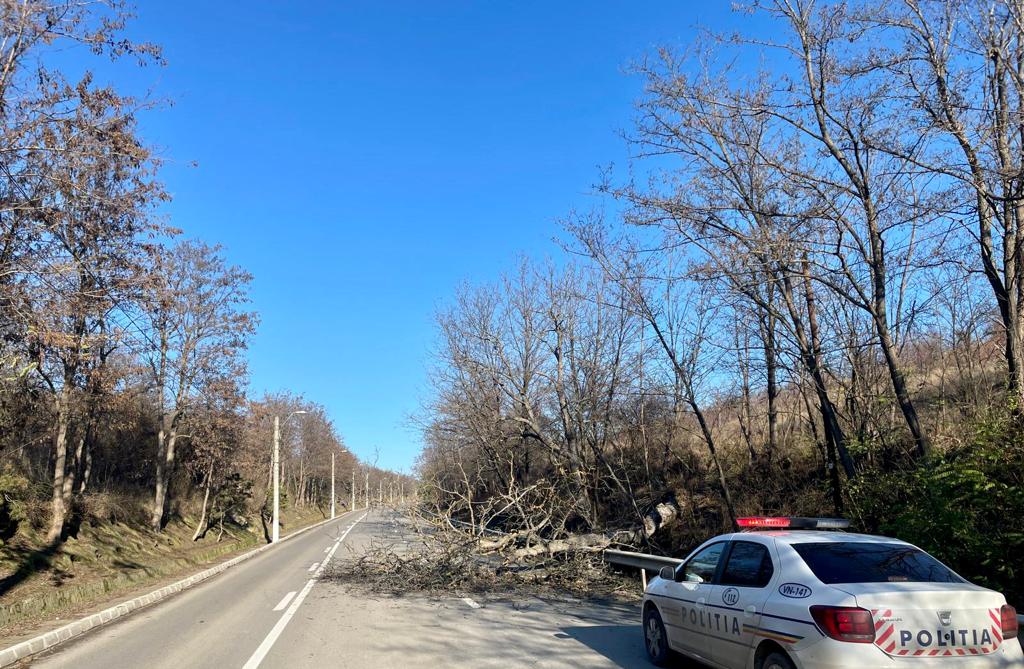 Trafic blocat pe DN 2L, jud. Vrancea