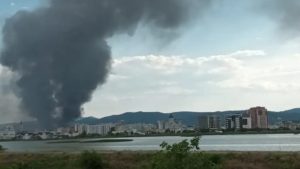 Bacău: Incendiu la restaurantul unei pensiuni din Slănic-Moldova