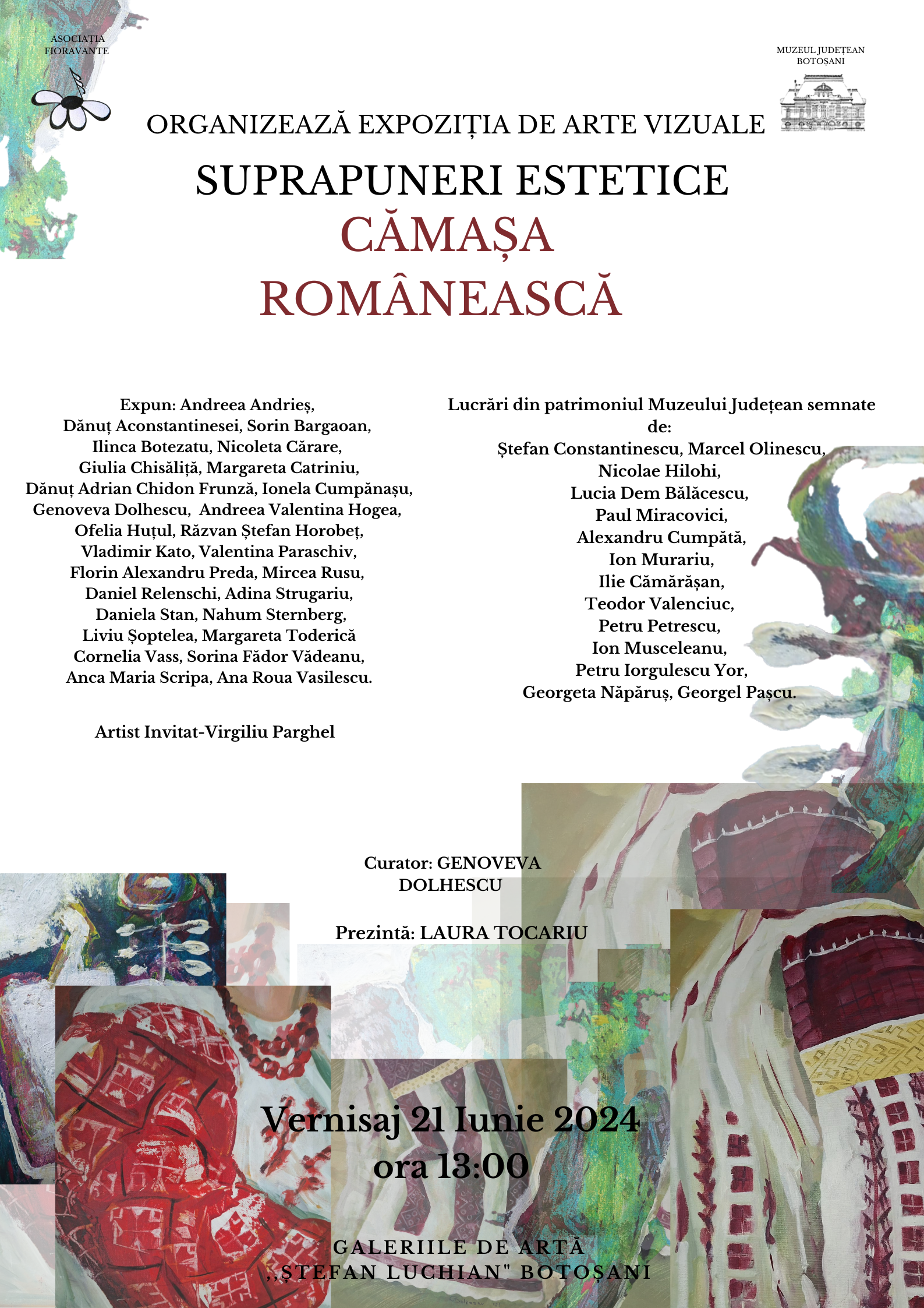 Botoșani: Suprapuneri estetice – cămașa românească, ediția a II-a