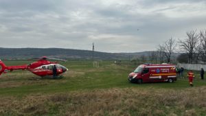 (FOTO) Accident rutier produs pe DN 24, în localitatea Moara Domnească, jud. Vaslui