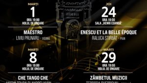 Concerte la Palat – Evenimente muzicale de excepție în luna aprilie
