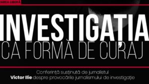 18 ani de ASJ: „Investigația ca formă de curaj” – conferință susținută de Victor Ilie la Ateneul Național din Iași