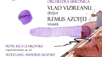 Iași, 30 mai, 19:00 Violonistul Remus Azoiței și Orchestra Filarmonicii Moldova, sub bagheta lui Vlad Vizireanu