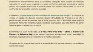 #InfoEconomic: La Iași, eveniment pentru antreprenorii locali în ideea identificării surselor de finanțare pentru afaceri. Precizări, Sebastian Bîrzu, manager de proiecte în cadrul ”Fabricat în Iași”