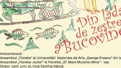 Biblioteca Centrală Universitară „Mihai Eminescu” Iași: Concert de muzică folclorică veche „Din lada de zestre a Bucovinei”