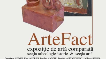 (AUDIO) La Galeriile „Alfa” din Bacău a fost vernisată expoziția de artă comparată ArteFact