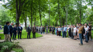 Iași: Universitatea „Alexandru Ioan Cuza” a inaugurat parcul de pétanque și calisthenics