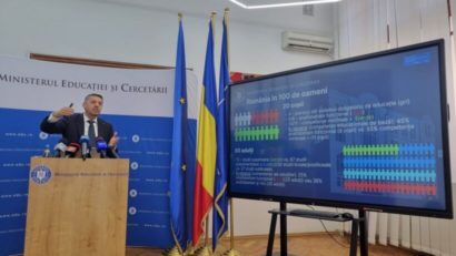 Ministrul Educației, Daniel David, a prezentat, astăzi, „Raportul de diagnostic al Educaţiei şi Cercetării din România”