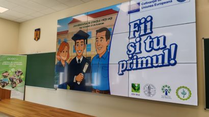 (AUDIO/FOTO) Proiectul „Fii și tu primul” a fost lansat, astăzi, la Universitatea de Științele Vieții „Ion Ionescu de la Brad” din Iași