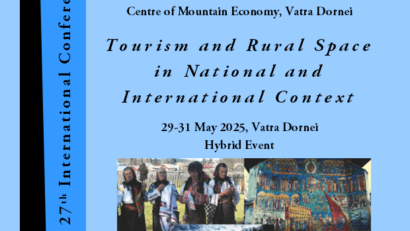 (AUDIO) La Vatra Dornei are loc conferința Internațională ”Turism și Spațiu Rural în Context Național și Internațional” – TARS (Ediția a 27-a)