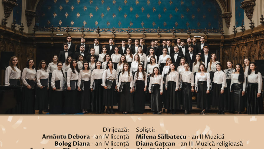 Iași, 4 iunie, orele 19:00 – Sala Henri Coandă de la Palatul Culturii, Concertul absolventilor de dirijat cor academic și ansamblu coral Iași, 4 iunie, orele 19:00 – Sala Henri Coandă de la Palatul Culturii, Concertul absolventilor de dirijat cor academic și ansamblu coral