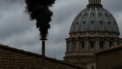 Fum negru la Vatican, noul Suveran Pontif nu a fost ales