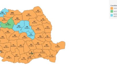 Prezența la urne în județele Moldovei