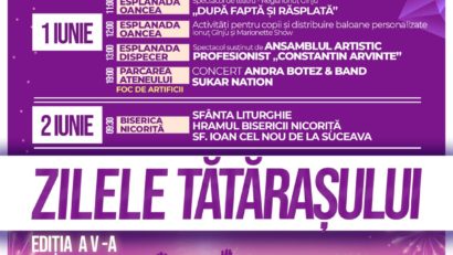 Ateneul Național Iași: Zilele Tătărașului – a V-a ediție cu Direcția 5 și alte surprize