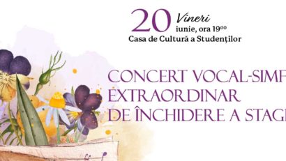 Filarmonica MOLDOVA din Iași: Concert vocal – simfonic extraordinar de închidere a stagiunii 2024 – 2025