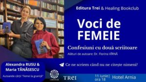 Voci de Femeie. Confesiuni cu două scriitoare. Dr. Florina Vîrnă în direct la Radio Iași