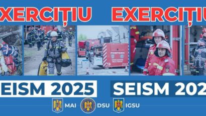 A început exerciţiul naţional ‘SEISM 2025’. DSU face un apel de susţinere şi de înţelegere din partea populaţiei