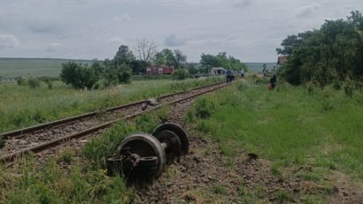 Botoşani: Accident feroviar la Măşcăteni; o persoană a fost rănită