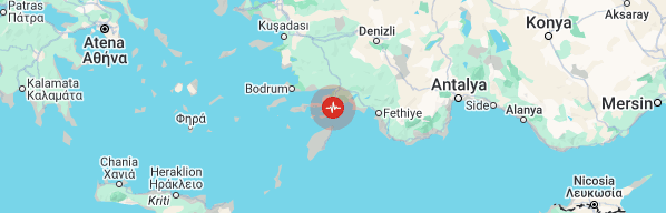 Turcia/Un mort în urma seismului cu magnitudinea 5,8 produs în largul staţiunii Marmaris Turcia/Un mort în urma seismului cu magnitudinea 5,8 produs în largul staţiunii Marmaris