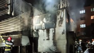 Iași: Explozie urmată de incendiu în zona Campusului „Tudor Vladimirescu”