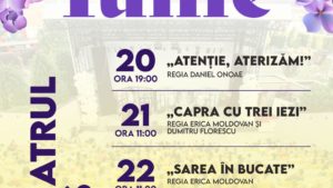 Teatru în aer liber, sub cerul verii, la Amfiteatrul Palas Iași