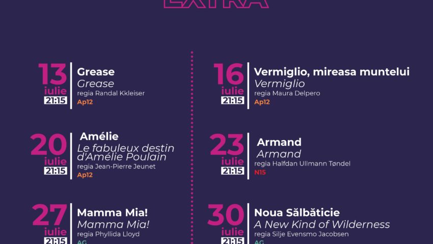 Cinema Ateneu Iași suplimentează proiecțiile din luna iulie la Rooftop Cinema