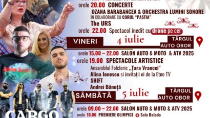 Vrancea: Circa 200 de autoturisme noi şi de epocă, motociclete sau ATV-uri, expuse la Zilele Focşaniului
