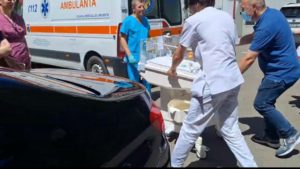 (GALERIE FOTO) Incendiul izbucnit astăzi la Maternitatea „Cuza Vodă” din Iași a fost lichidat