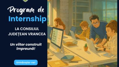 Consiliul Județean Vrancea lansează, în premieră, un program de internship dedicat studenților și masteranzilor