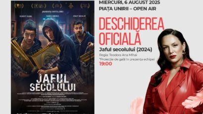 Gala de deschidere SFR 16: Proiecția filmului Jaful Secolului și concert Tania Turtureanu