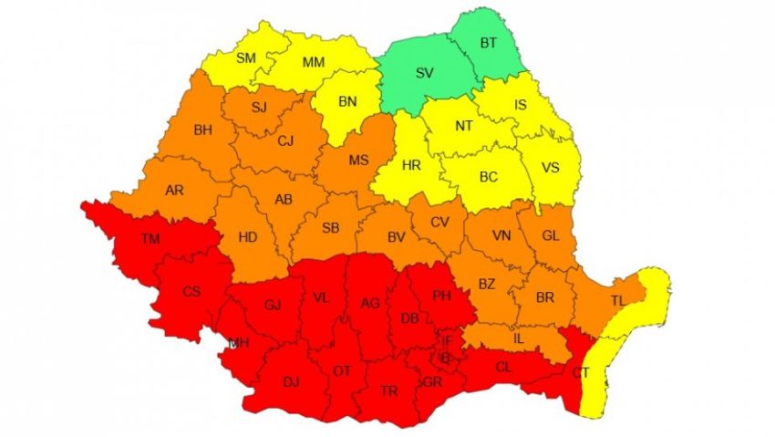 Valul de căldură care afectează România în această perioadă va atinge apogeul sâmbătă, când a fost anunţat un nou COD ROȘU de caniculă Valul de căldură care afectează România în această perioadă va atinge apogeul sâmbătă, când a fost anunţat un nou COD ROȘU de caniculă