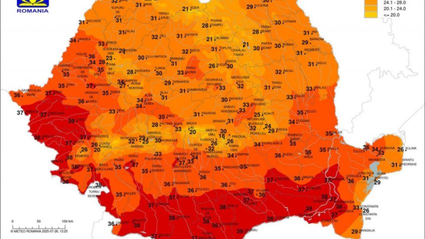 Se menţine codul roşu de căldură Se menţine codul roşu de căldură
