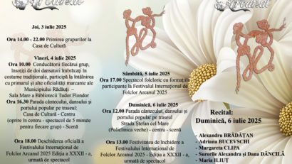 Rădăuți: Festivalul Internațional de Folclor „Arcanul” (4 – 6 iulie)