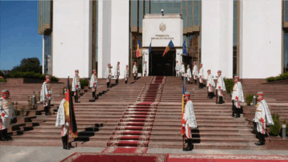 (UPDATE) Întâmpinarea liderilor europeni de către președintele Republicii Moldova, Maia Sandu
