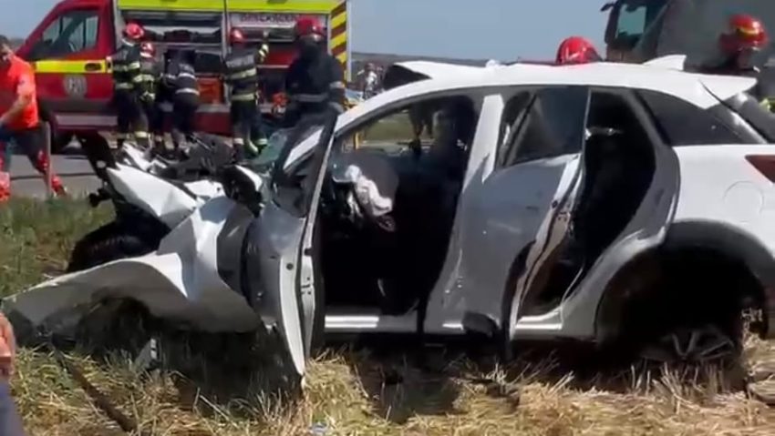 Iași: Accident grav la Târgu Frumos. Un bărbat a murit, iar o femeie și două fetițe sunt rănite grav