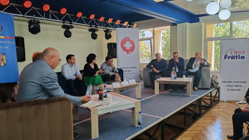 (AUDIO) Reduceri salariale semnificative în urma măsurilor fiscal-bugetare, declară liderul SANITAS Iași, Iulian Cozianu (AUDIO) Reduceri salariale semnificative în urma măsurilor fiscal-bugetare, declară liderul SANITAS Iași, Iulian Cozianu