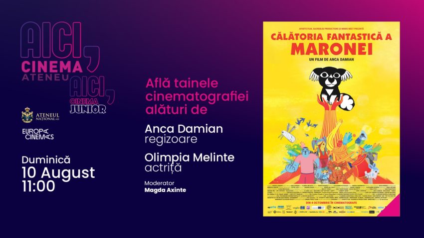 Aici, Cinema Junior #4 – proiect de educație cinematografică în cadrul SFR 16