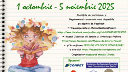 Muzeul de Istorie Prahova lansează ediția a V-a a concursului „Vreau să povestesc”