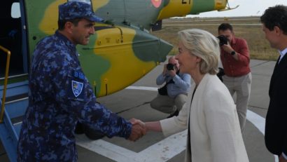 Preşedinta Comisiei Europene, Ursula von der Leyen, a ajuns în România