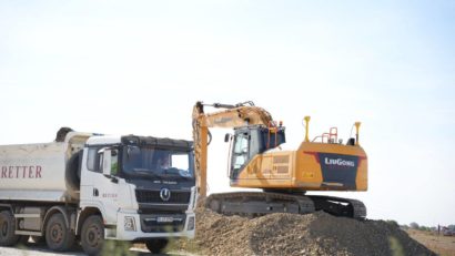 Cristian Pistol: Lucrările pe tronsonul Bacău-Paşcani al Autostrăzii Moldovei se apropie de 40%