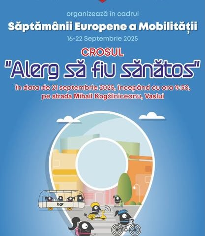 Vasluienii, invitați la mișcare în Săptămâna Europeană a Mobilității