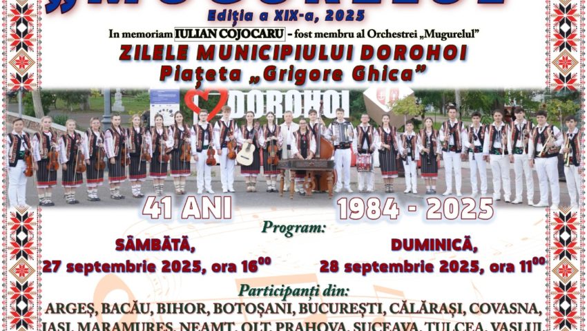 Festivalului Internațional de muzică populară “Mugurelul” 2025
