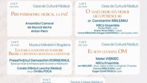 ISTORIE și MUZICĂ, a IV-a ediție a seriei de conferințe-concert se deschide pe 1 octombrie, de Ziua Internațională a Muzicii, la Rădăuți