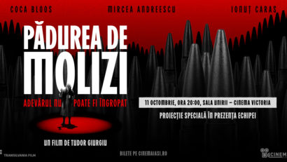 Adevărul nu poate fi îngropat. Regizorul Tudor Giurgiu și actorul Mircea Andreescu vin la Iași pentru premiera filmului ”Pădurea de molizi”