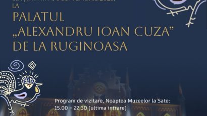 (AUDIO) Iași: Palatul Cuza de la Ruginoasa, deschis de Noaptea Muzeelor la Sate